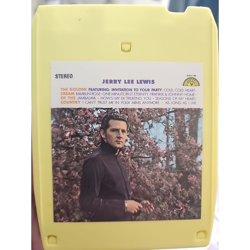 8‎ Track Tape Jerry Lee Lewis The Golden Cream Of The Count TESTED Free Returns